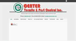 Desktop Screenshot of centertermite.com